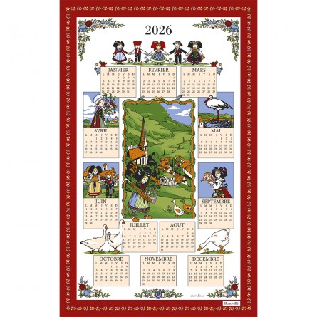 Hansi 2026 calendar Tea-Towel