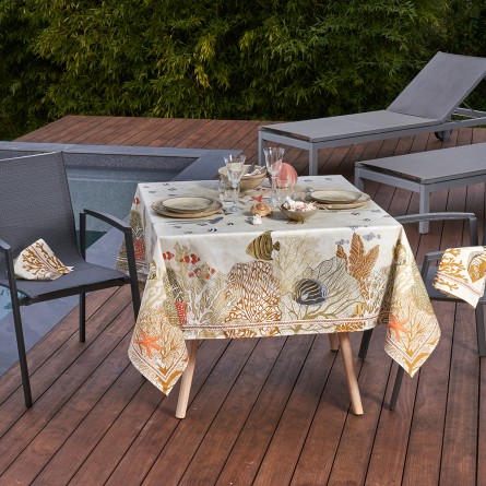 Tablecloth, high-end coated tablecloth - Beauvillé