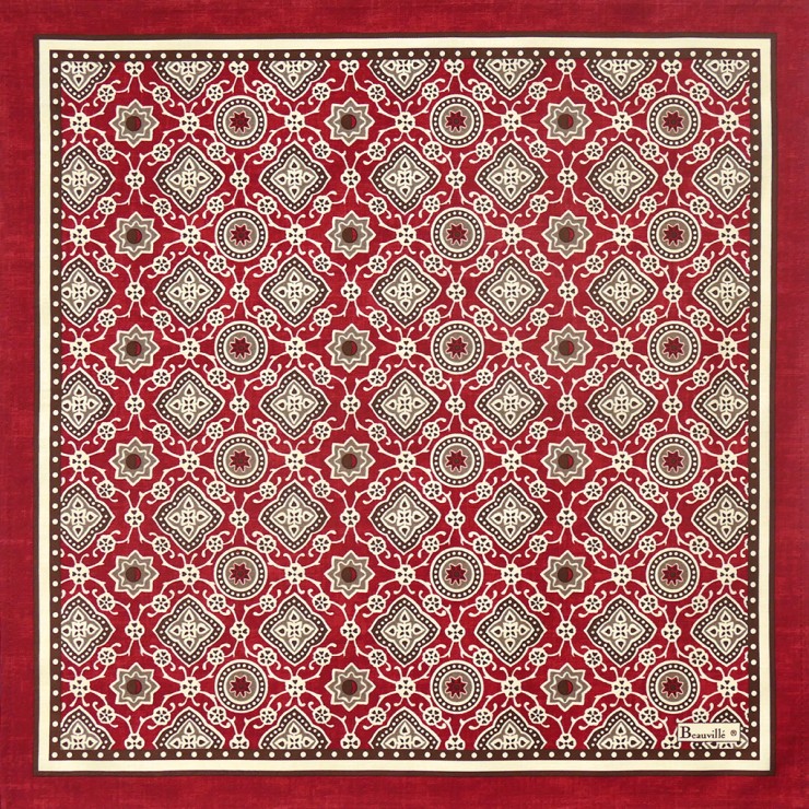 La Bohème Napkin - Garnet