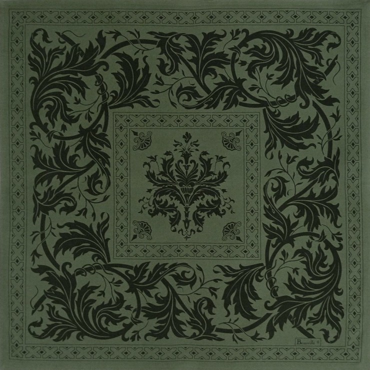 Topkapi Napkin - Dark green