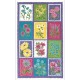 Torchon Timbres en fleurs