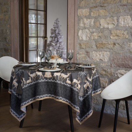 Balade en hiver tablecloth