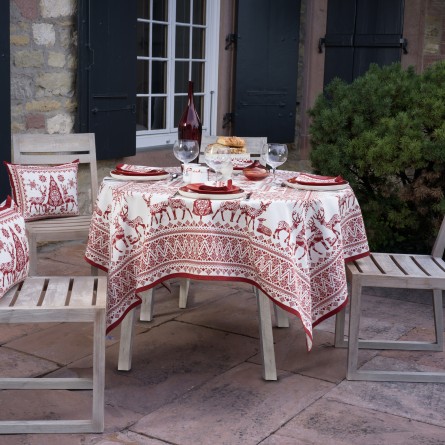 Balade en hiver tablecloth