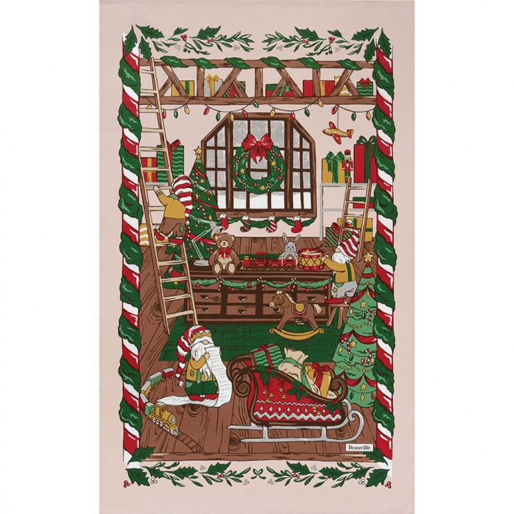 Lutins malins tea towel