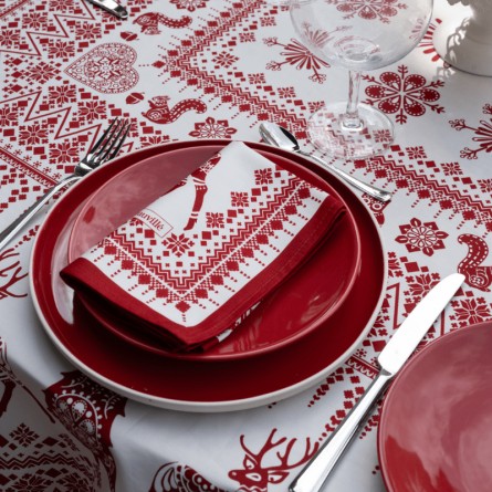 Balade en hiver placemat