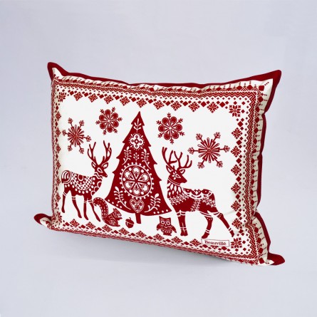 Balade en hiver cushion cover