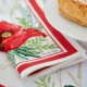 Fleurs de pavot napkin