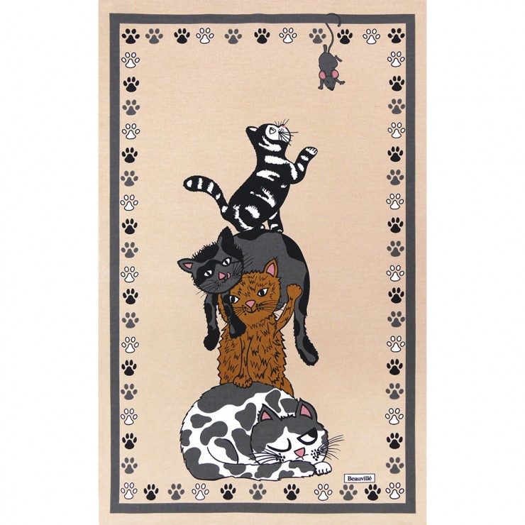 Chat maille Tea-Towel